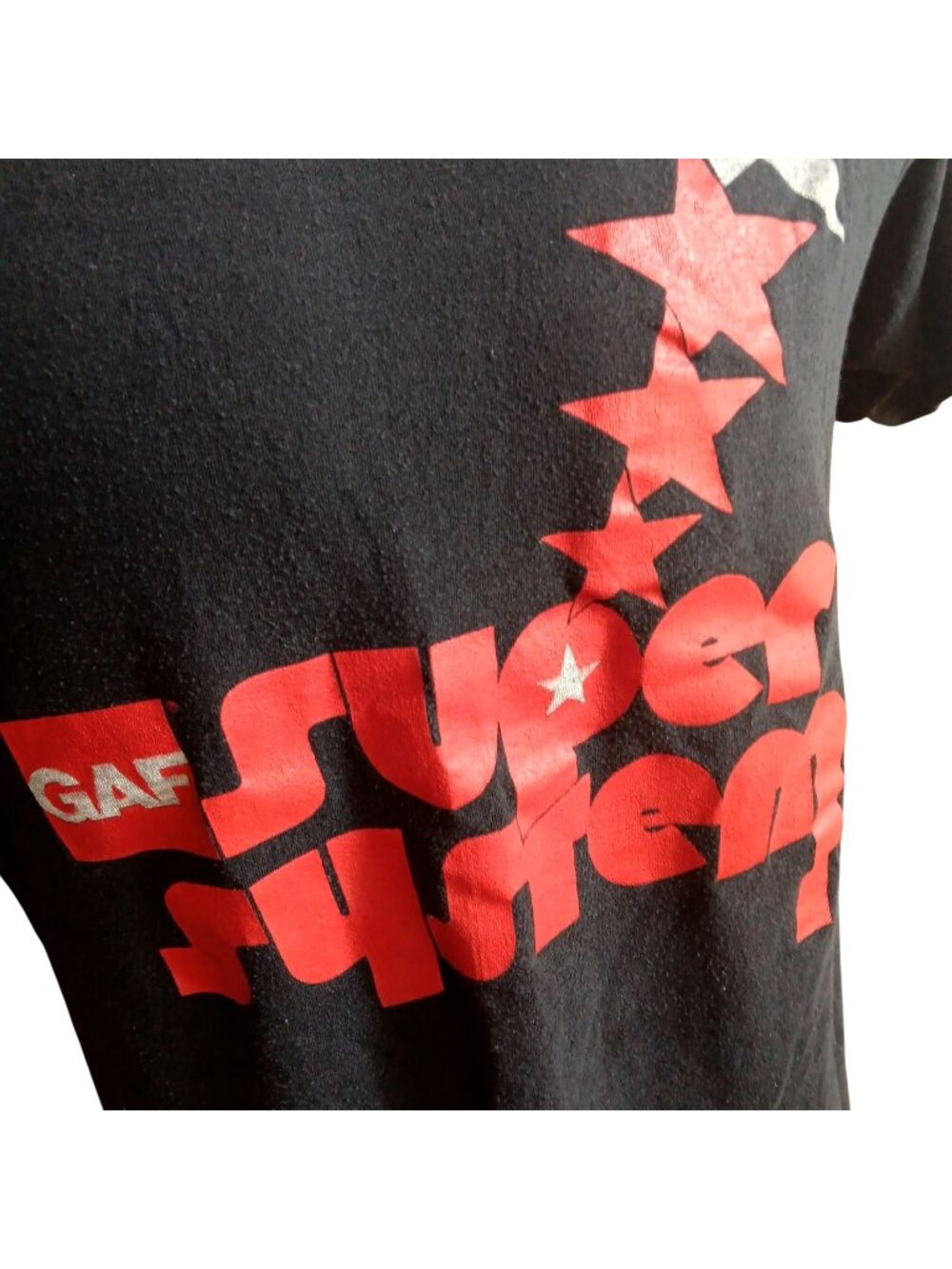 XL Vintage T-shirt SIngle Stitch 1980's GAF Super System Buttery Thin Super Star